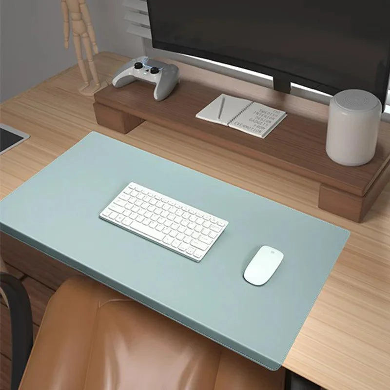 Lisslune | Ergonomic Leather Mouse Pad with Elbow and Wrist Support for Improved Desk Comfort