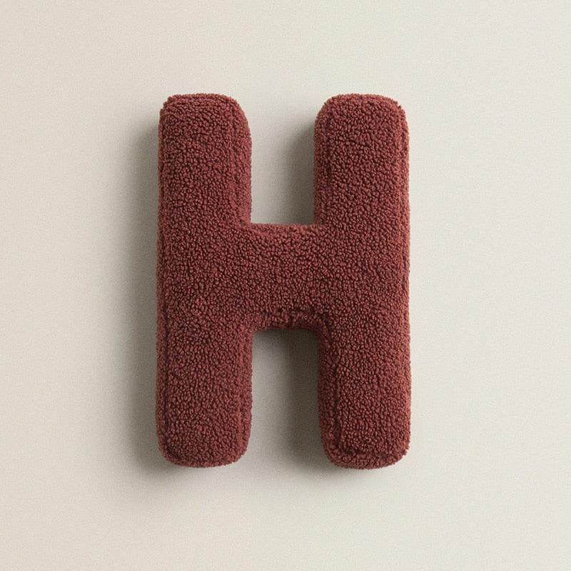 Lisslune | Delightful English Letters Plush Cushion - Cozy Home Accessory