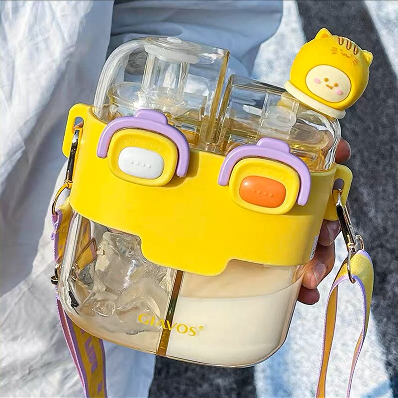 Lisslune | Double-Bin Drink More Kids Water Bottle