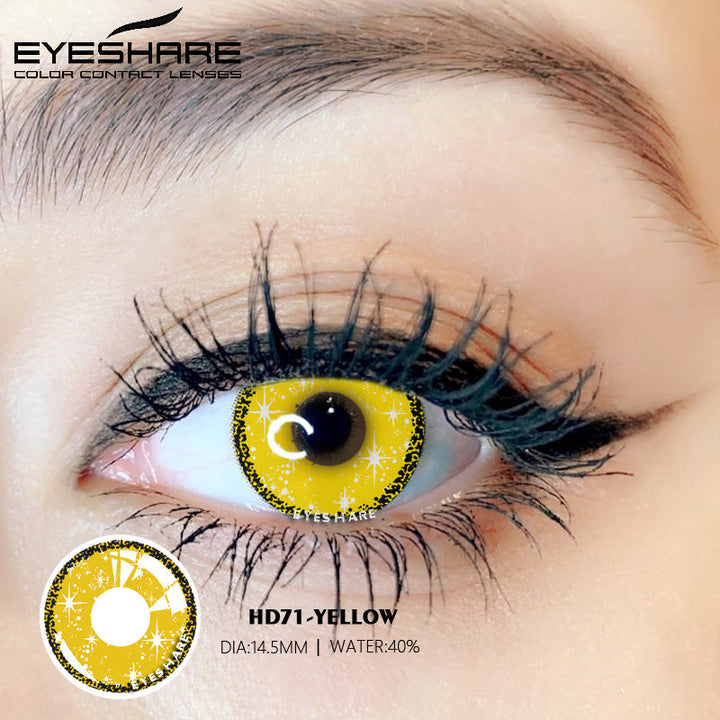 Rynx Cosplay HD71 Yellow 14.5mm 1 Pair | 1 Year