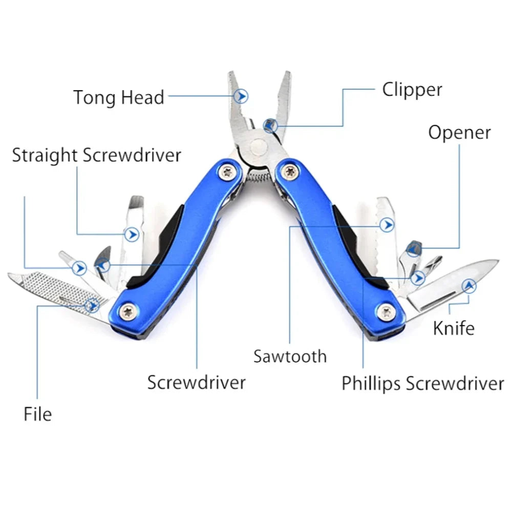 Lisslune | Stainless Steel Folding Outdoor Multifunctional Plier