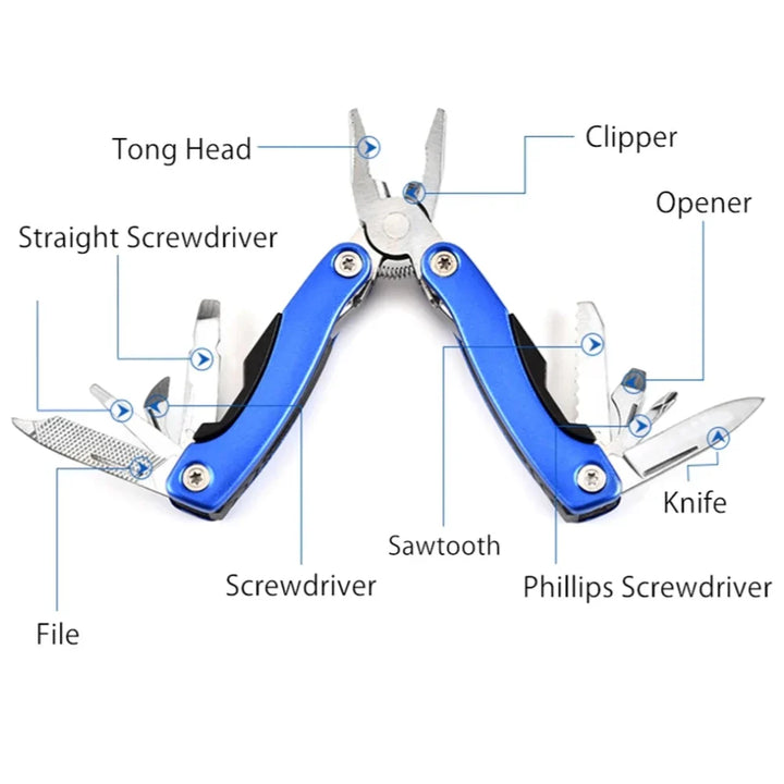 Lisslune | Stainless Steel Folding Outdoor Multifunctional Plier