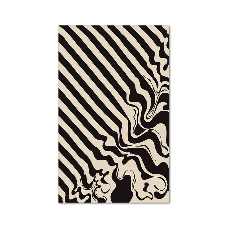 Rynx | Modern Living Room Rug Large Area Line Art Design Simple Fashion Abstract Retro Bedroom Rug Coffee Table Mat Home Decoration