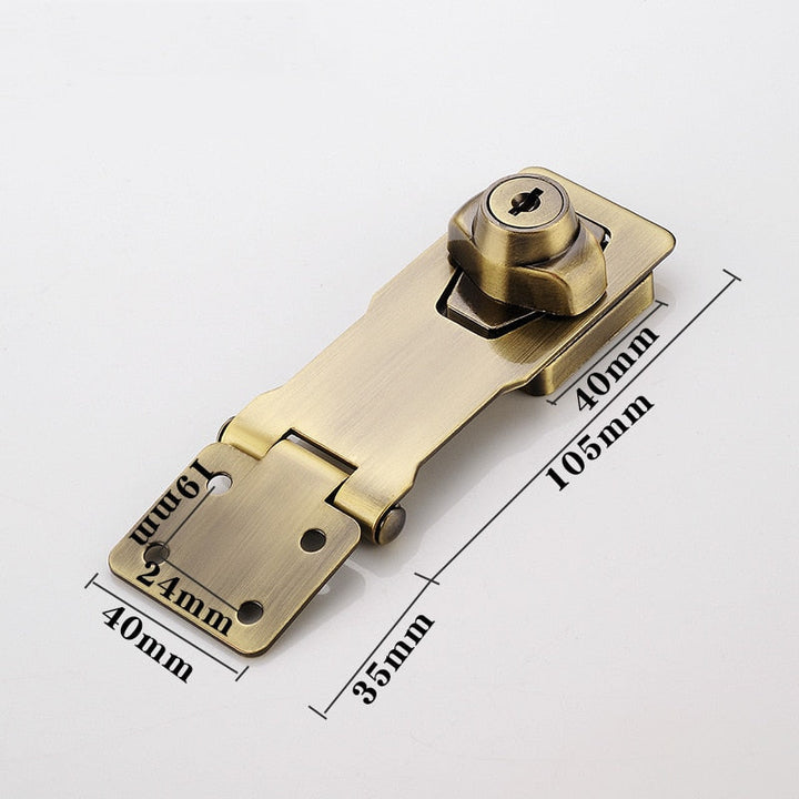 Lisslune | Cabinet Secure Stainless Steel Heavy Duty Drawer Lock
