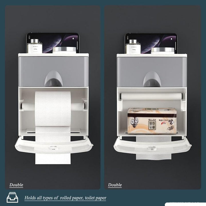 Lisslune | Chic Moisture-Resistant Toilet Paper Holder for Modern Bathrooms