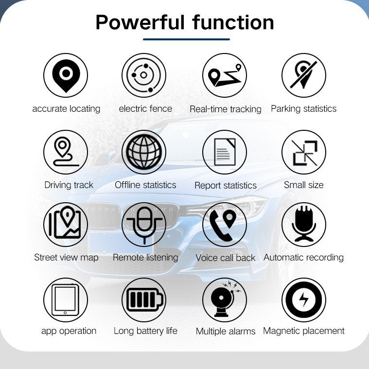 Lisslune | Tracker Strong magnetic car vehicle tracking anti-loss