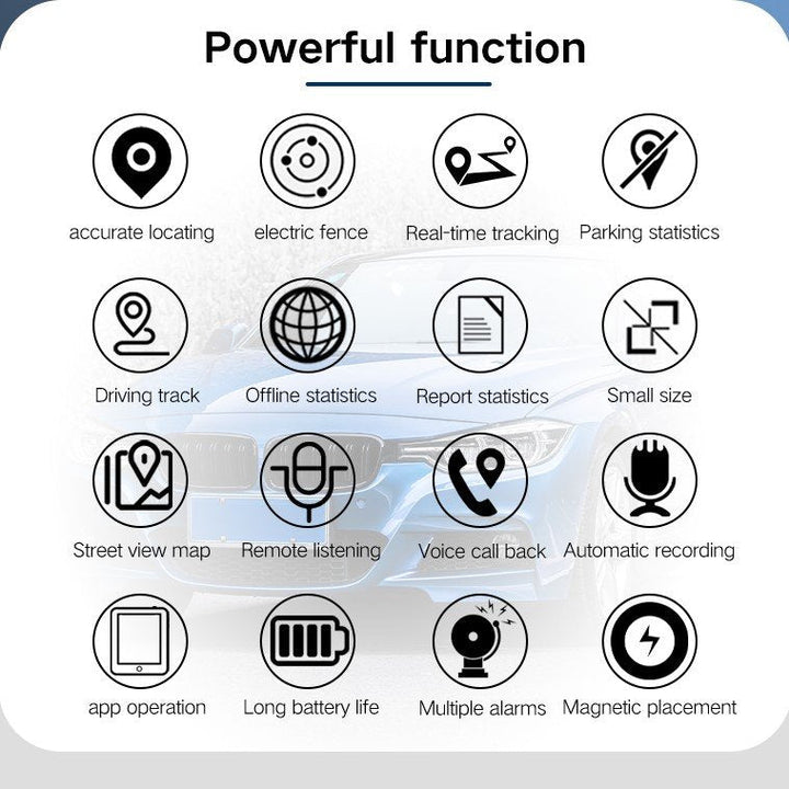 Lisslune | Tracker Strong magnetic car vehicle tracking anti-loss