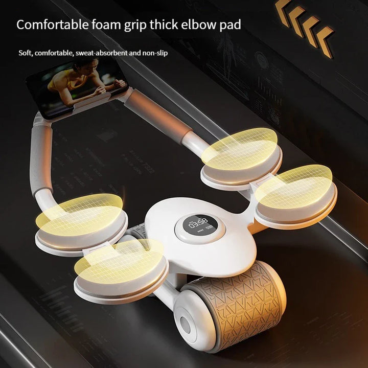 Lisslune | CoreCrafter | Double Wheel AB Roller Coaster | Strength Training | Timer Function