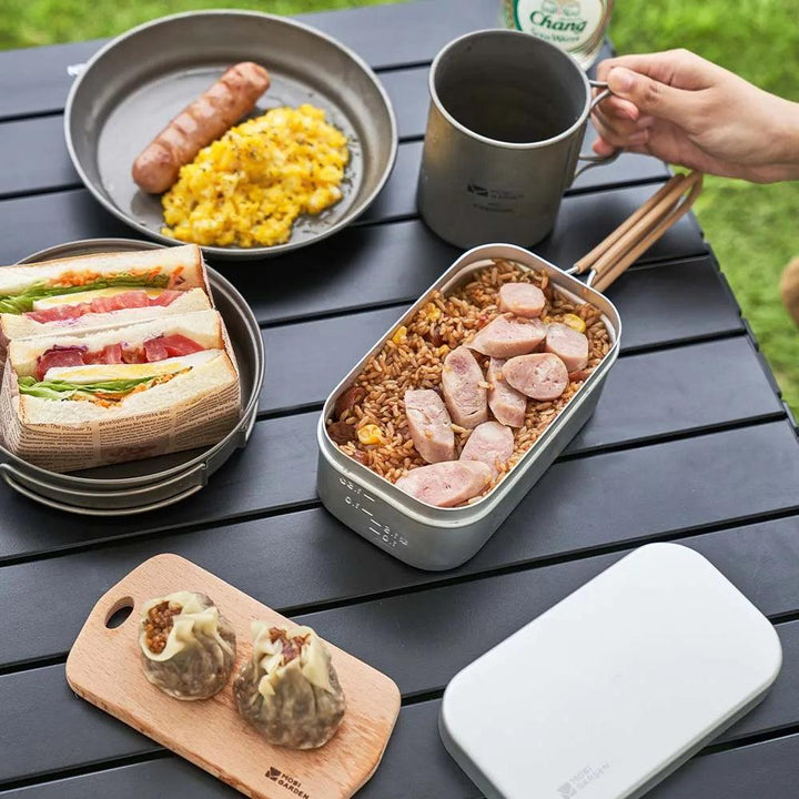 Lisslune | Portable Aluminum Food Box for Culinary Adventures Outdoors