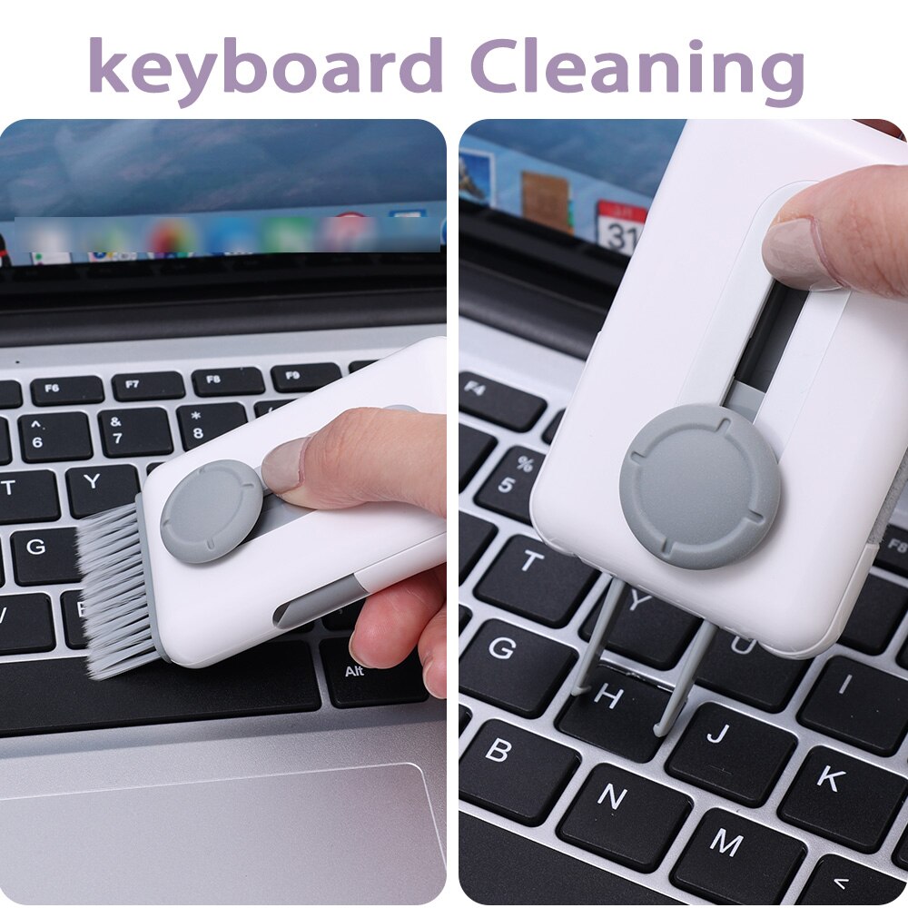 Lisslune | 6in1 Ultimate Retractable Earphone Keyboard Cleaning Brush