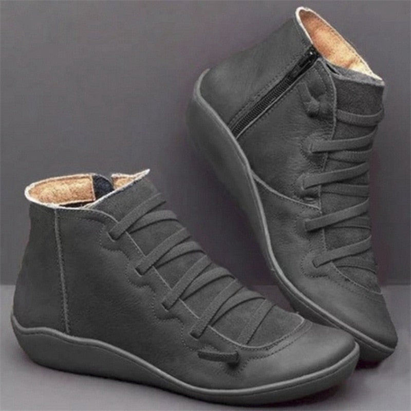 Lisslune | leather - Women's boots comfort shoes