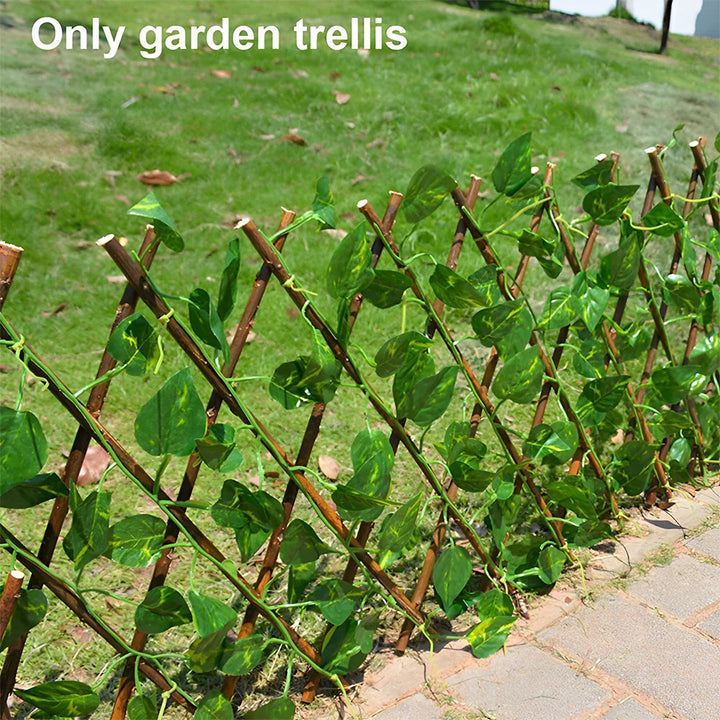 Rynx | 1/10 Piece extendable garden screen expandable trellis privacy hedge wooden fence for garden plants vines wall railing