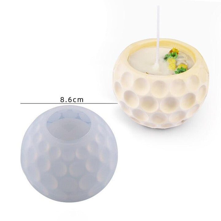 Lisslune | Silicone mold set for creative candle jars and flower planters