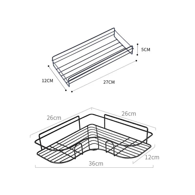 Lisslune | Wall-mounted bathroom shelf