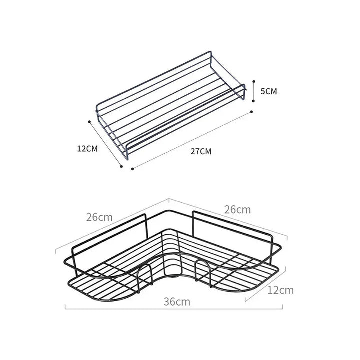 Lisslune | Wall-mounted bathroom shelf