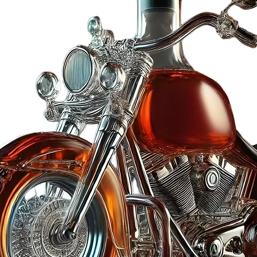 Lisslune | Harley Motorcycle Shaped Whiskey Decanter for Home Bar