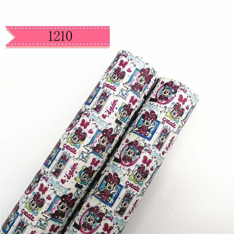 Lisslune | Cartoon-Inspired Synthetic Leather Craft Rolls - Set of 2 - 20x134cm Each