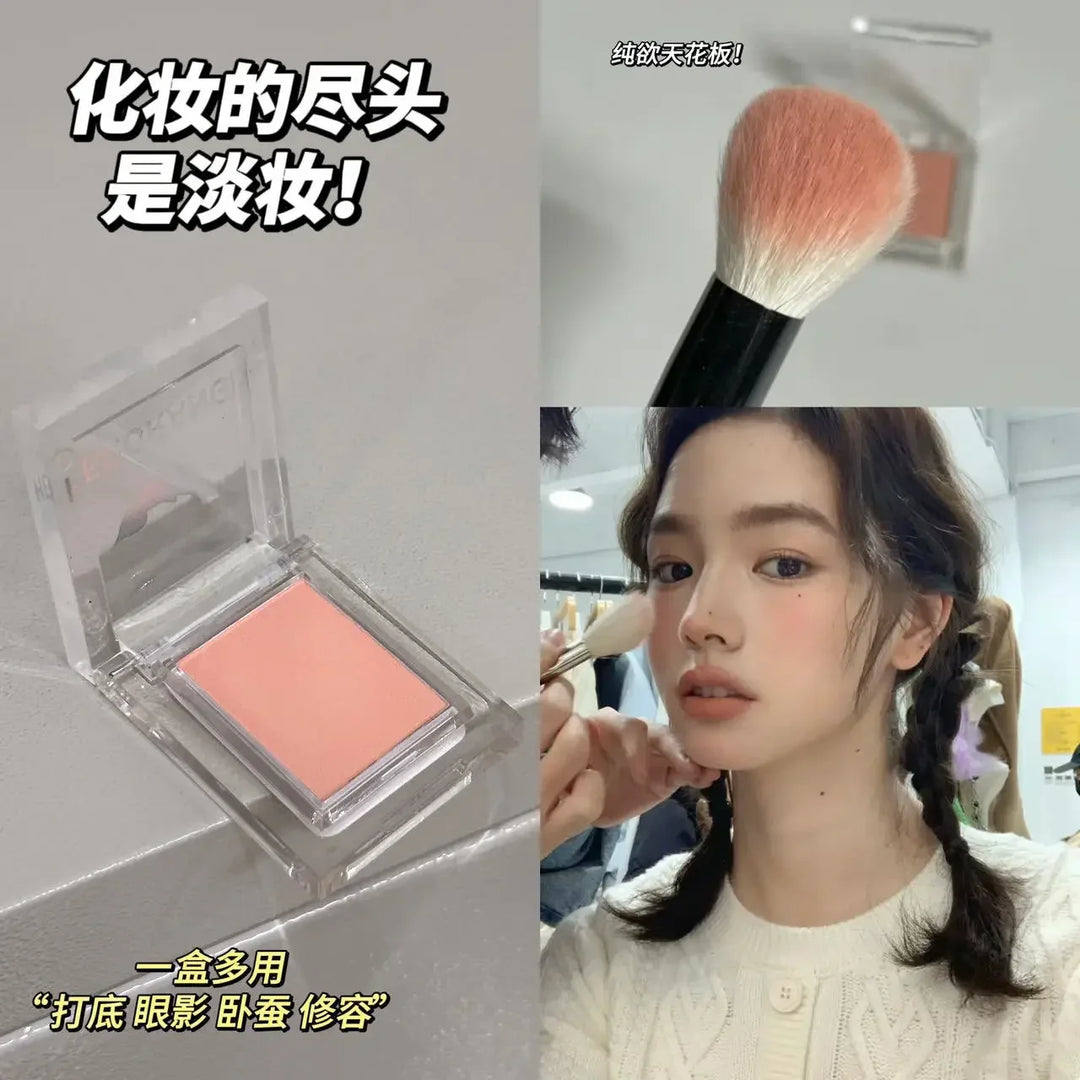 Rynx | Eyeshadow Palettes Monochrome White Jade Highlighter Palette Waterproof Pearl Matte Brightening Lying Silk Moth Shimmer Bronzer