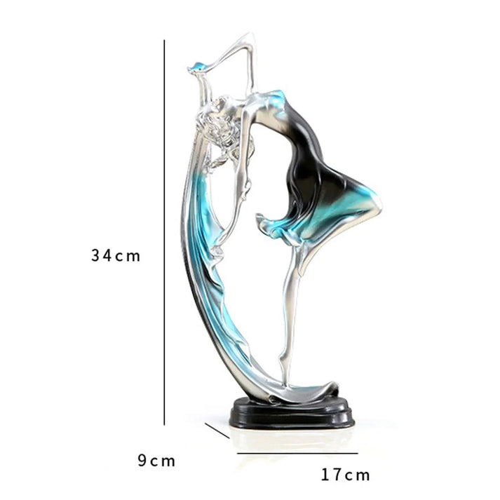 Lisslune | DanceAura elegant dancer figure for modern decor