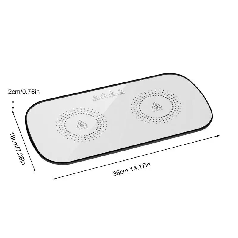Skorter | Smart Electric Warming Tray | Adjustable Temperature Control | Keeps Food Hot with Constant Warmer Plate | Heating Food Essential