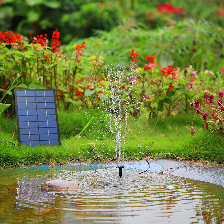 Lisslune | Solar fountain and pond pump incl. fountain function