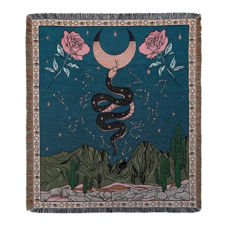 Lisslune | Sun & Flowers Wall Tapestry Blanket