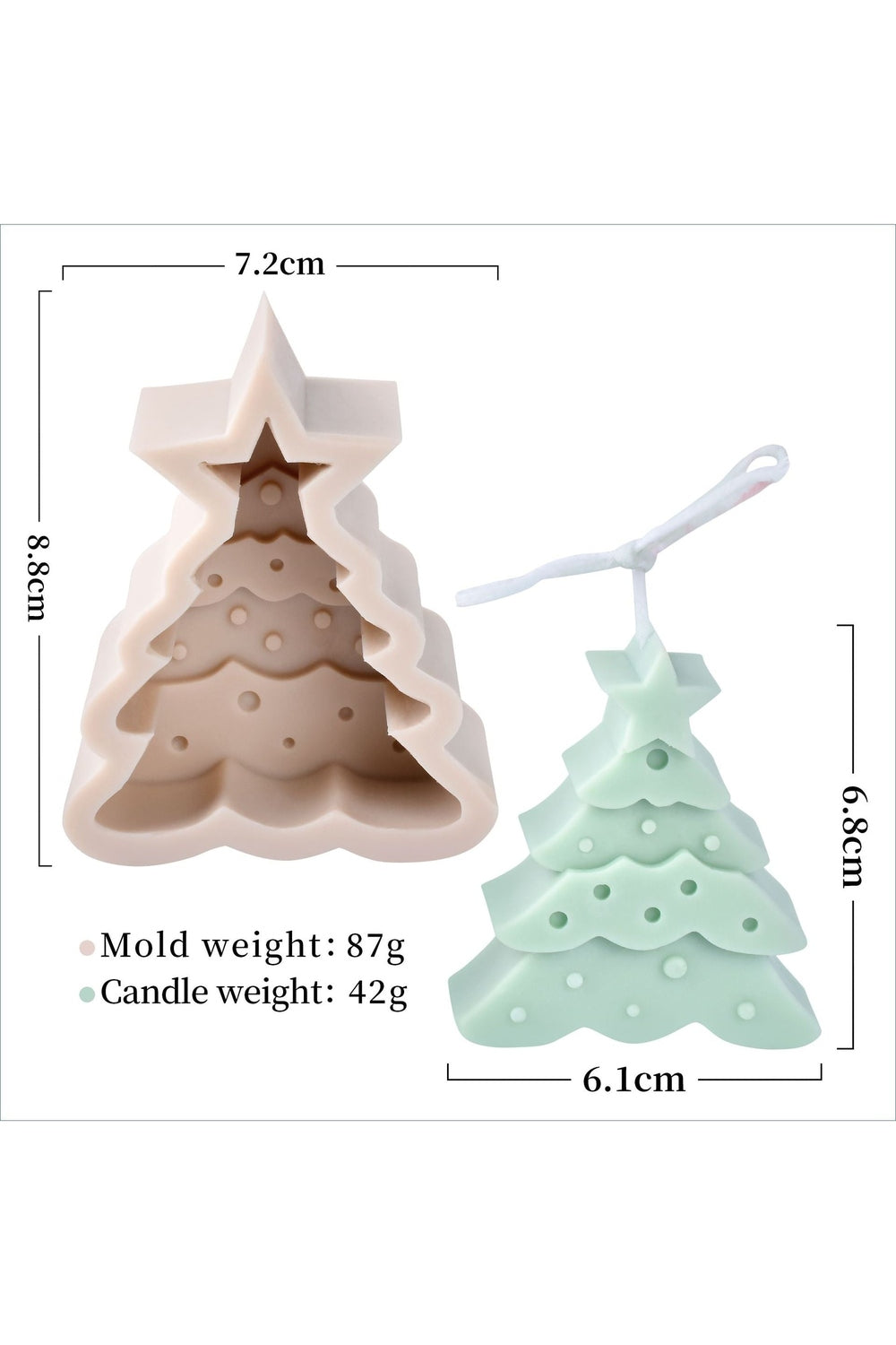 Lisslune | Candle shape