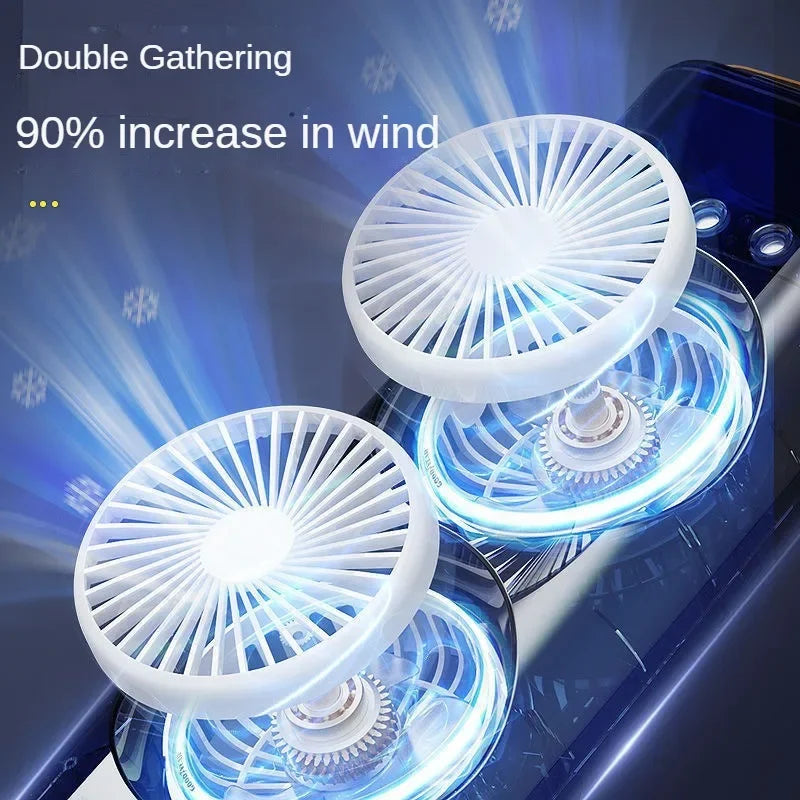 Lisslune | Portable Double Fan Cooling Spray Air Conditioning