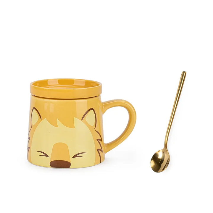 Lisslune | Yawning Cat Coffee Mug