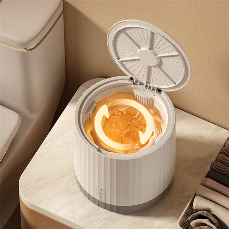 Lisslune | 4L Mini Portable Rotating Turbine Washing Machine