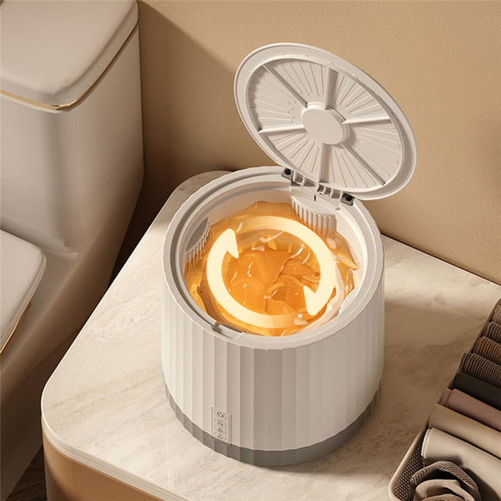 Lisslune | 4L Mini Portable Rotating Turbine Washing Machine