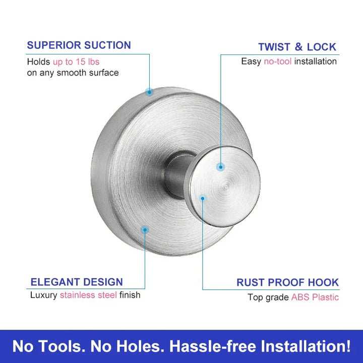 Lisslune | Saughaken – Secure and versatile: Strong metal hook for any surface