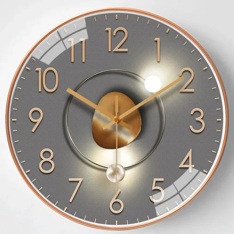 Lisslune | SilentTime - Digital Wall Clock in Classic Style - 8 Inch