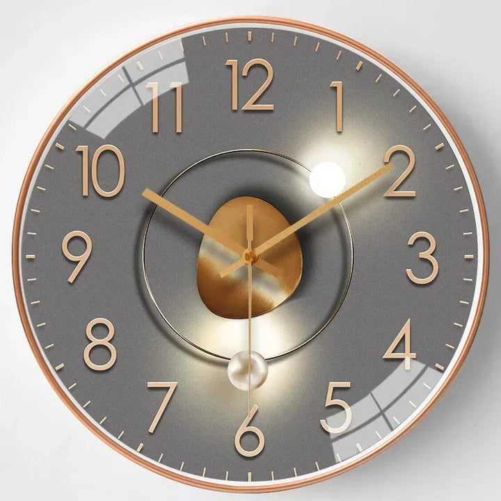 Lisslune | SilentTime - Digital Wall Clock in Classic Style - 8 Inch