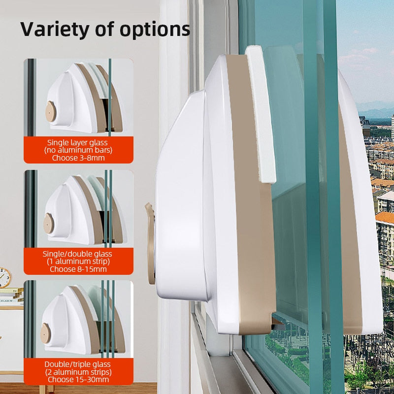 Lisslune | Automatic Water Discharge Magnetic Window Cleaner Gadget