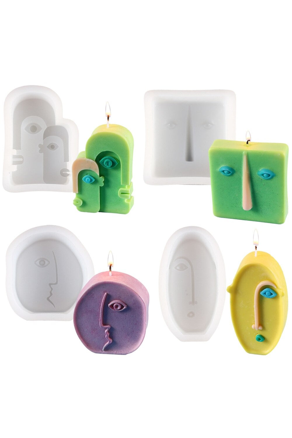 Lisslune | Face Candle Shape