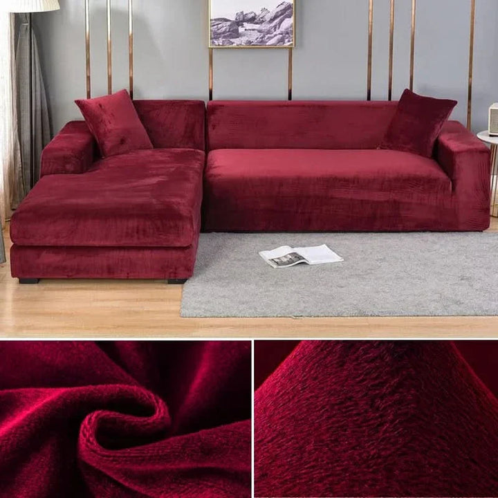 Lisslune | PlushFit - High-Quality Sofa Covers Made of Stretch Velvet