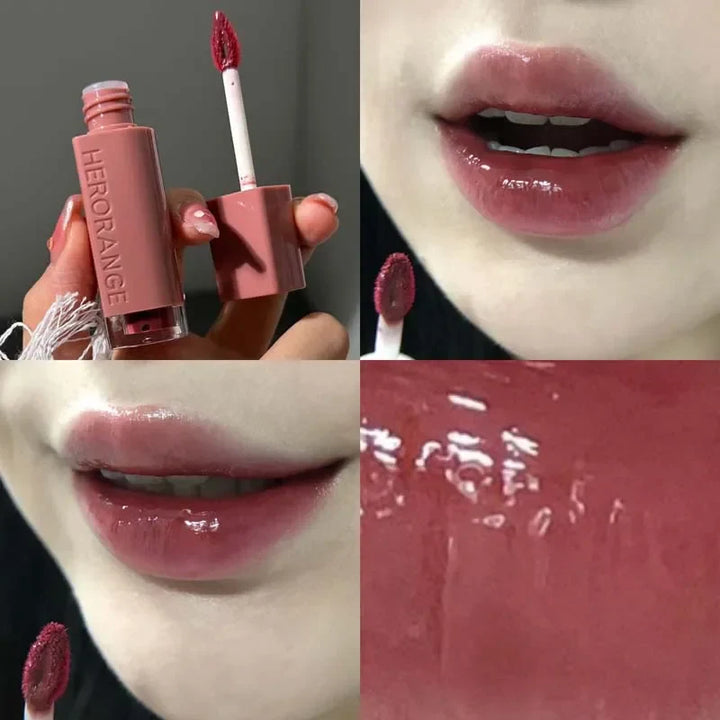 Rynx | Mirror Lip Gloss Lip Glass Transparent Long-lasting Moisturizing Waterproof Liquid Lipsticks Sexy Red Lips Cosmetics 6 Colors