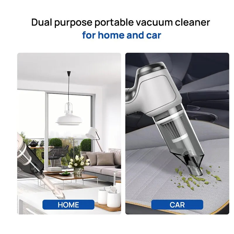 Lisslune | 3in1 Strong Suction Wireless Handheld Vacuum Cleaner