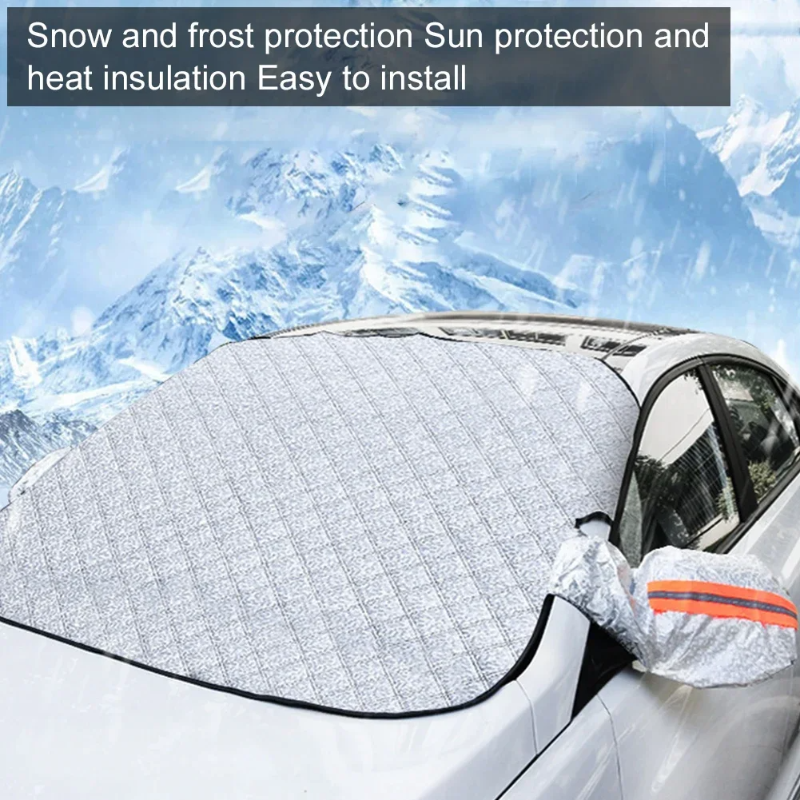 Lisslune | AllWeather Shield – Magnetic Windshield Protector for Car, Anti-Frost & UV