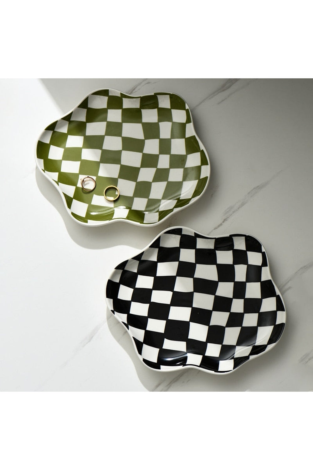 Lisslune | Ceramic chessboard plate