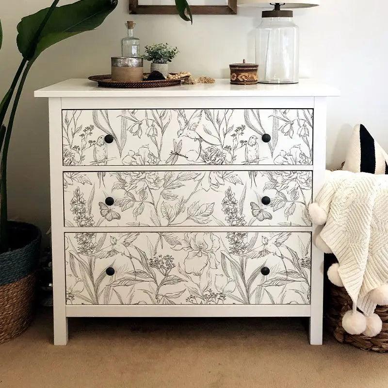 Lisslune | Chic Black-and-white Peel and Stick Wallpaper for Stylish Home Transformations