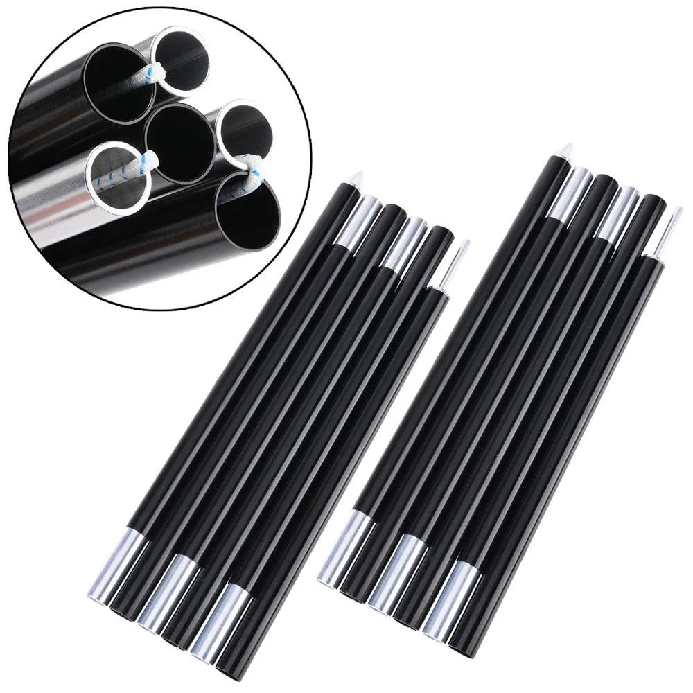 Lisslune | Adjustable Aluminum Tent Poles Set with Shock Cord System - Perfect Camping Gear