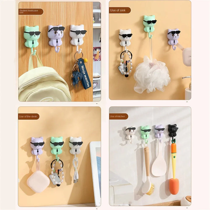 Lisslune | Cool Cat Sunglasses Wall Hooks