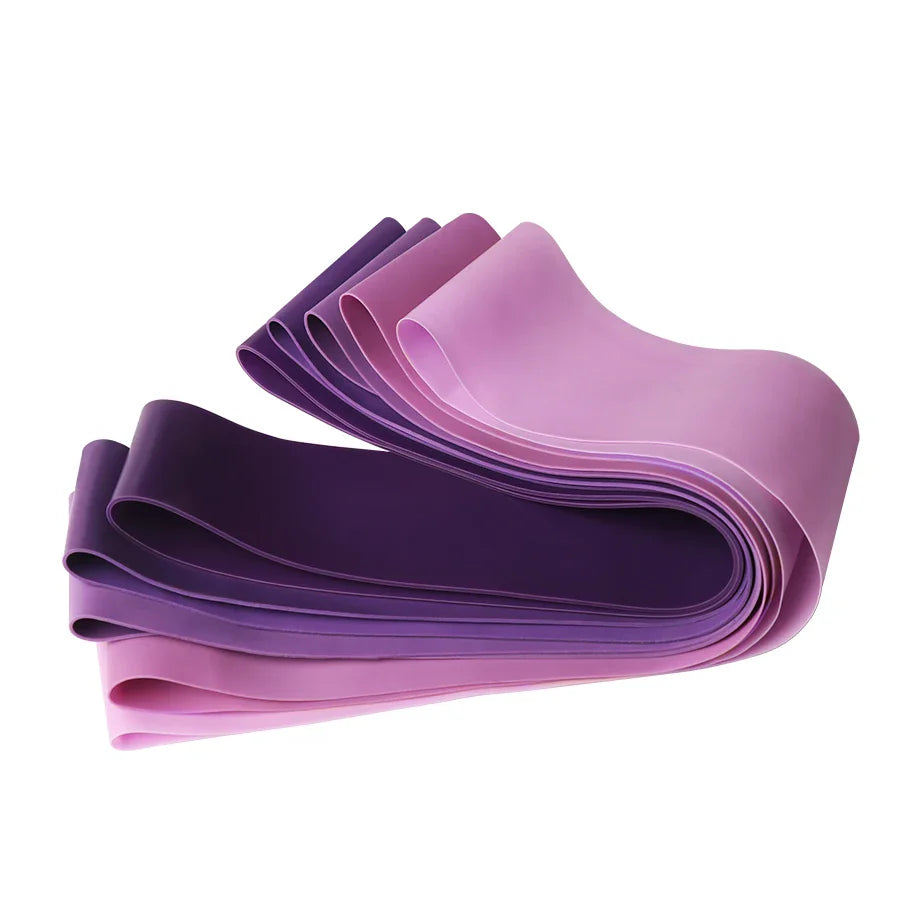 Rynx | 5 Pieces Various Resistance Band Yoga Sports Exercise Elastic Fitness Bands Workout Pilates Rubber Bands Fitness Accessories