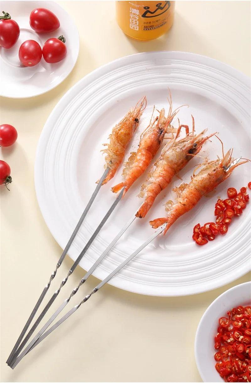 Lisslune | Ultimate Stainless Steel Skewer Set for Perfect Outdoor Grilling