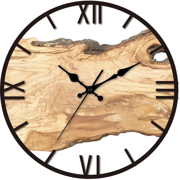 Lisslune | Silent wall clock made of acrylic and wood