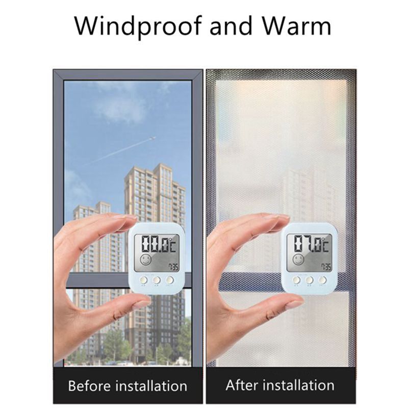 Lisslune | Winter Wrap Double Layer Windproof Self-Adhesive Zipper Film
