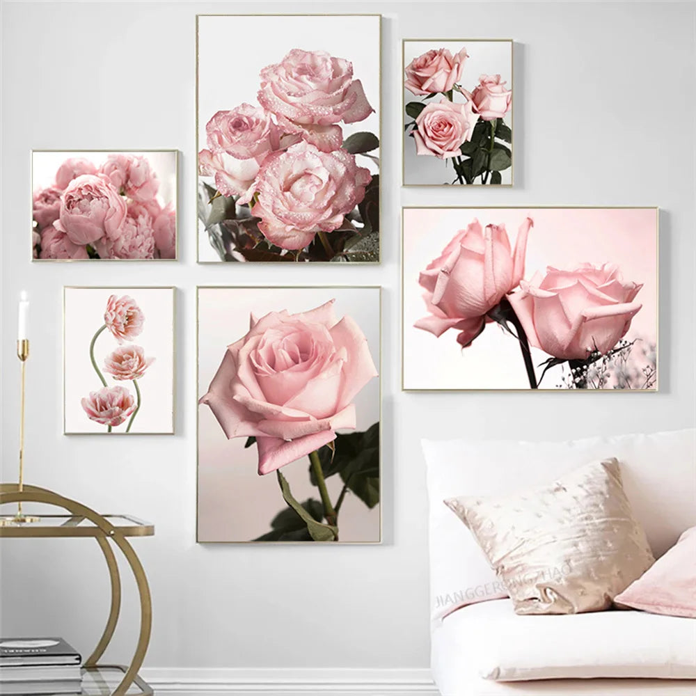 Lisslune | Rose Canvas Poster