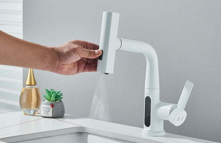 Lisslune | LUXOR - Modern digital washbasin tap